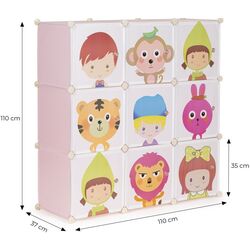 Comoda-organizator Modern Home PJJCBS0009-09E (Pink/White) Thumb