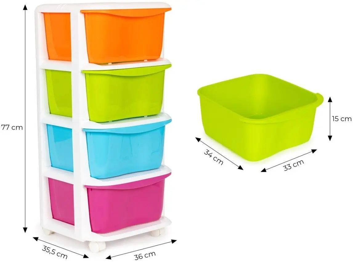 Organizator Modern Home PJJCBS0012-04B (Multicolor)
