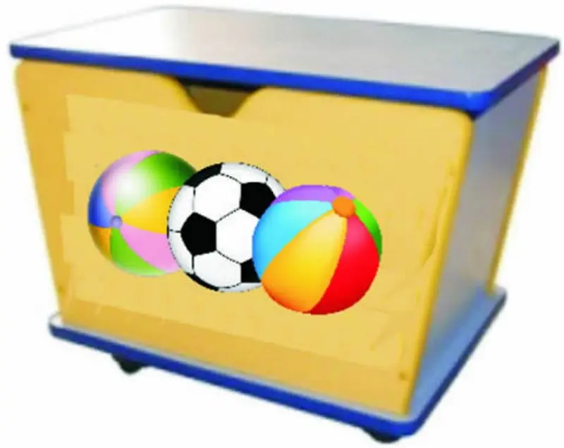 Sertar pentru mingi si jucarii NZ Balls 63х35х50 (Multicolor)