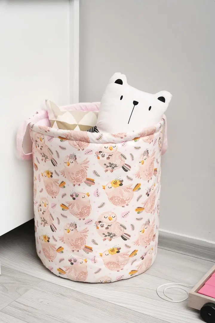 Корзина для игрушек Sensillo Birds (Coral)