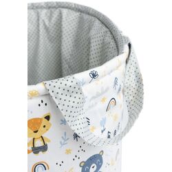 Корзина для игрушек Sensillo Forest Friends (White/Blue) Thumb