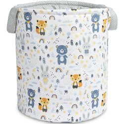 Корзина для игрушек Sensillo Forest Friends (White/Blue)
