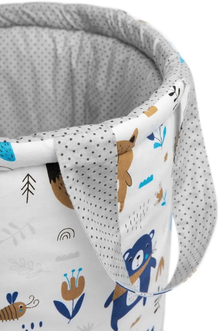 Cos pentru jucarii Sensillo Forrest Animals (White/Blue)