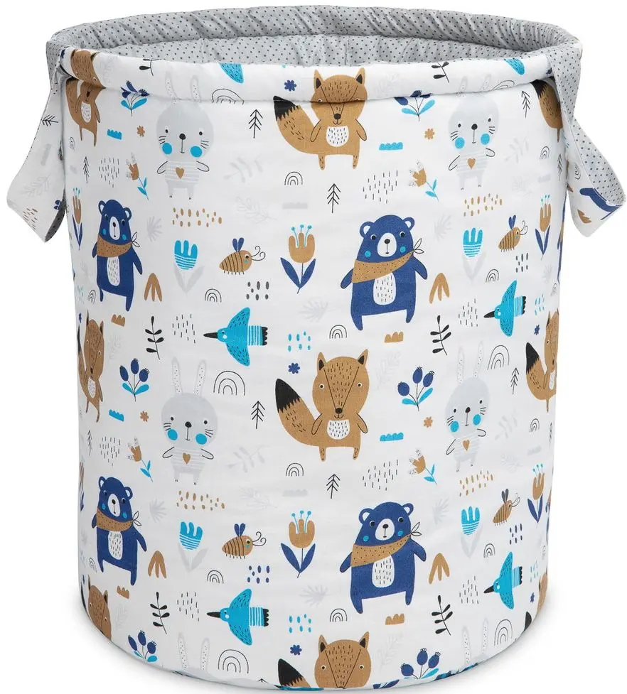 Cos pentru jucarii Sensillo Forrest Animals (White/Blue)