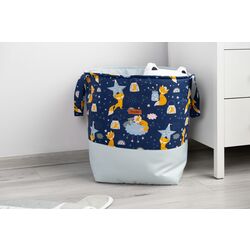 Корзина для игрушек Sensillo Medium (Foxes Navy Blue) Thumb