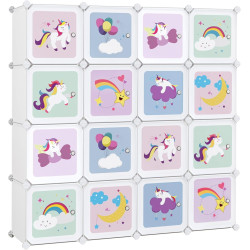 Comoda-organizator Songmics LPC906W01 (White) Thumb