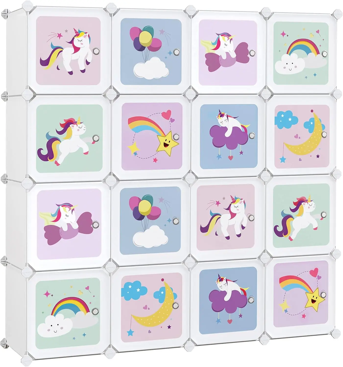 Comoda-organizator Songmics LPC906W01 (White)