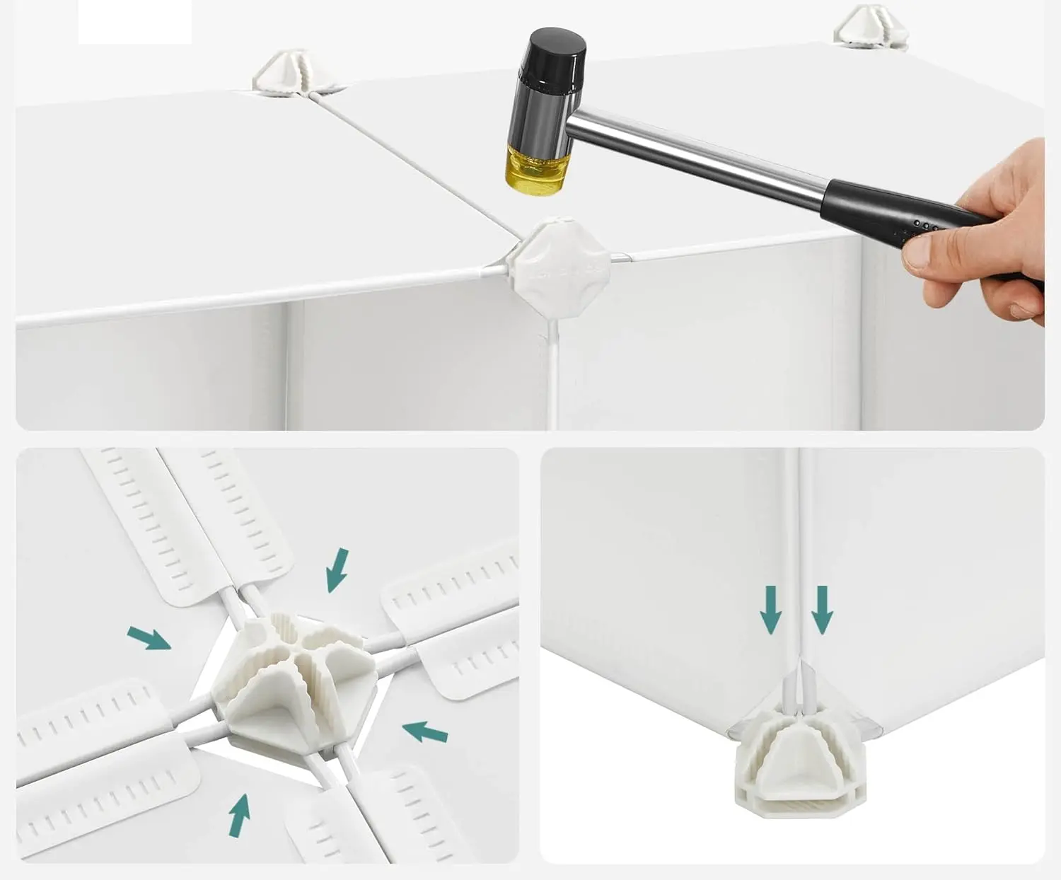 Comoda-organizator Songmics LPC906W01 (White)