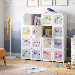 Comoda-organizator Songmics LPC906W01 (White) Thumb