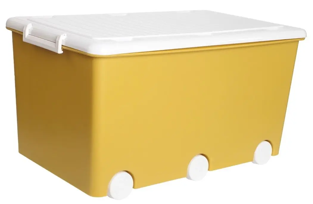 Cutie pentru jucarii Tega Baby PW-001-124 (Dark Yellow/White)