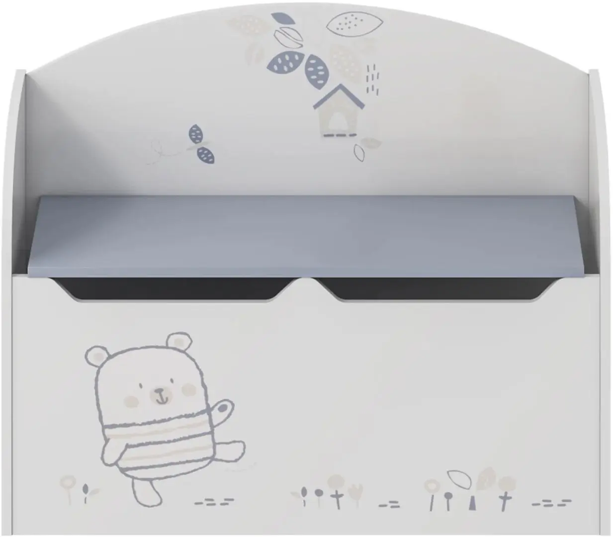 Сундук для игрушек Tempo Kondela Bear (White)