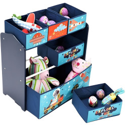 Etajera-organizator pentru jucarii U-Grow Explore the universe (Blue) Thumb