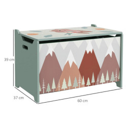 Сундук для игрушек U-grow Green Forest UGMBD07-GNF Thumb