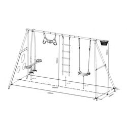 Complex de joaca 4iQ Group Allan II Z005472 (Green/Inox) Thumb