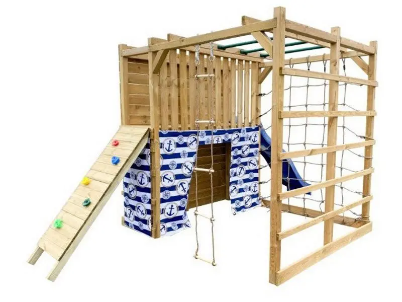 Игровой комплекс 4iQ Group Cubic Omega PLA000056 (Wood/Blue)