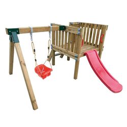 Complex de joaca 4iQ Group Hektor Z001082 (Wood/Red)