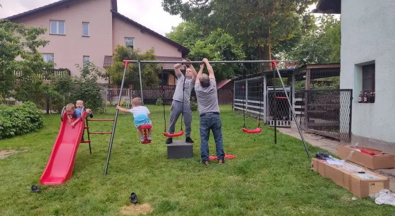 Complex de joaca 4iQ Group Max XXXL (Red/Black)