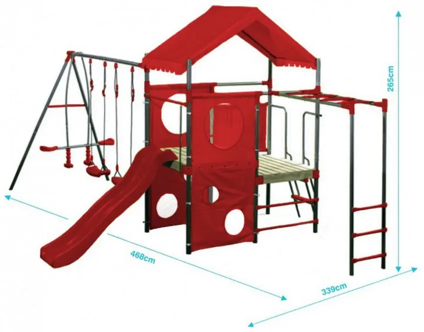 Complex de joaca pentru copii 4iQ Olaf (Red)