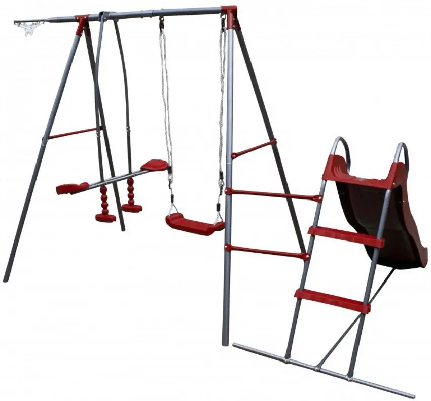 Complex de joaca pentru copii 4iQ Tymek (Red/Gray)