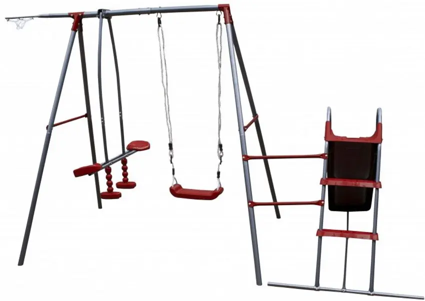 Complex de joaca pentru copii 4iQ Tymek (Red/Gray)