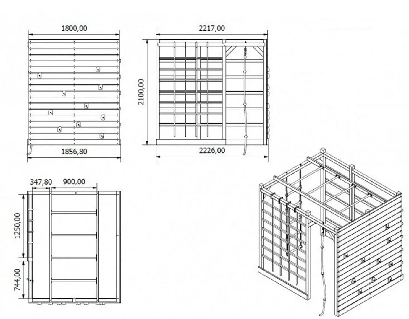 Complex pentru copii 4iQ Cubic Gamma (Wood)