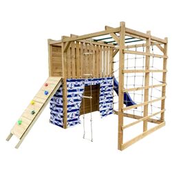 Complex de joaca 4iQ Cubic Omega (Wood/Marine)