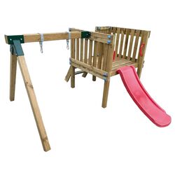 Complex de joaca 4iQ Hektor Mini Tower (Wood/Red)