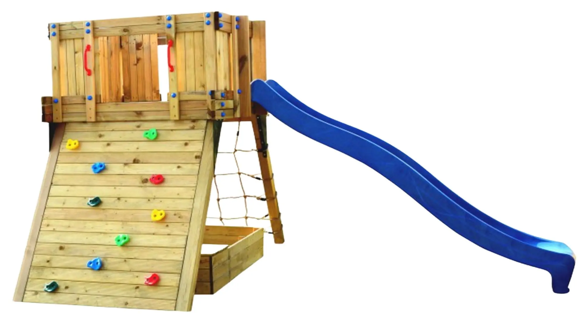 Complex de joaca 4iQ Hektor XXL Z001140 (Wood/Blue)