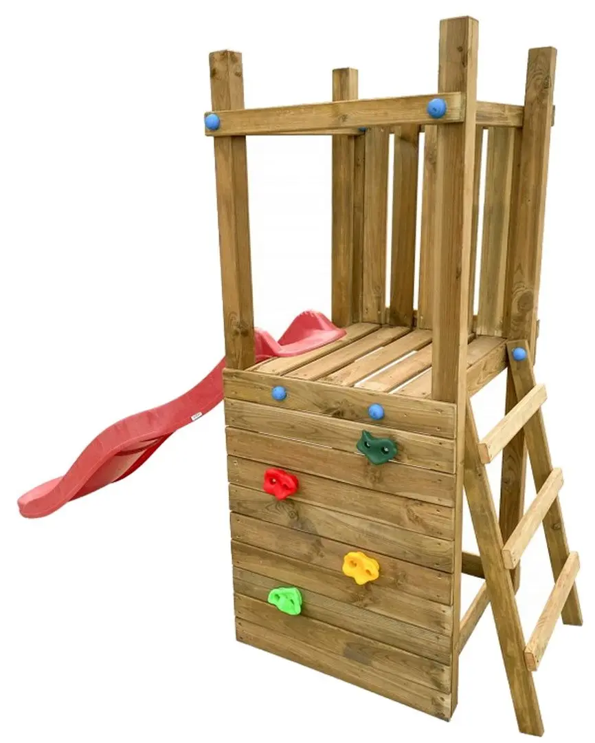 Complex de joaca 4iQ Mini Tower Hektor Z001080 (Wood/Red)