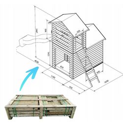 Complex pentru joaca 4iQ Robert Dom000096 (Wood) Thumb