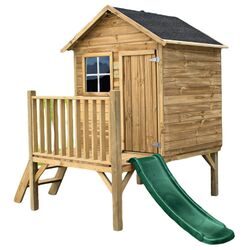 Complex de joaca 4iQ Tomek With slide (Wood)