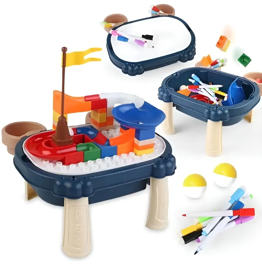 Masuta de joaca 2in1 AliBibi IFH600049 (Blue/Beige)