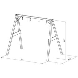 Complex de joaca AXI SportsFun 4в1 (Gray/White) Thumb