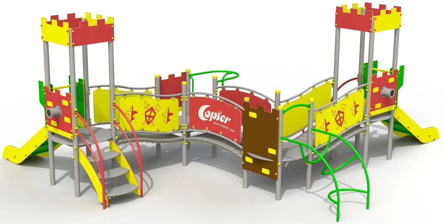 Complex de joaca pentru copii Copfer PTP 16-07-T4 (Multicolor)