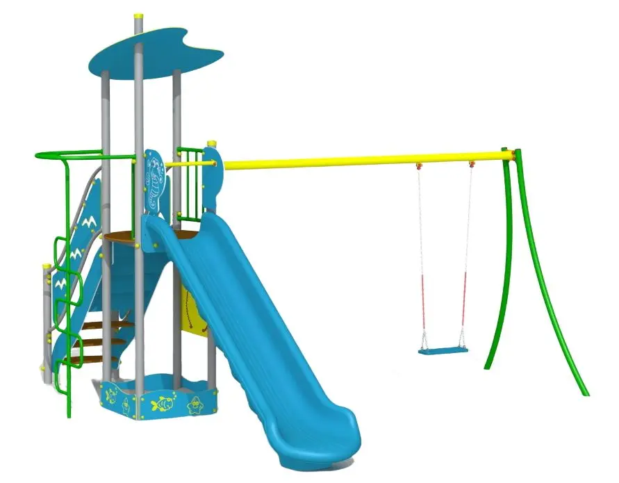 Complex de joaca Copfer PTP 21-04-T3 (Multicolor)