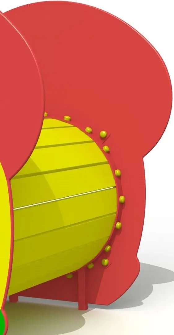 Tunel de joaca Copfer PTP 070 (Yellow/Red)