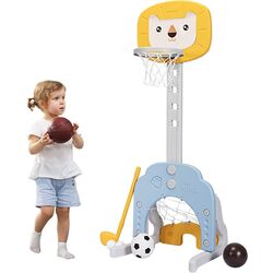 Set de baschet 3in1 Costway TY327812YE (Yellow/Blue/Gray) Thumb