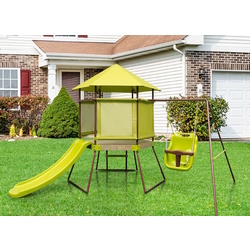 Игровой комплекс 4в1 Costway NP11649GN (Green) Thumb