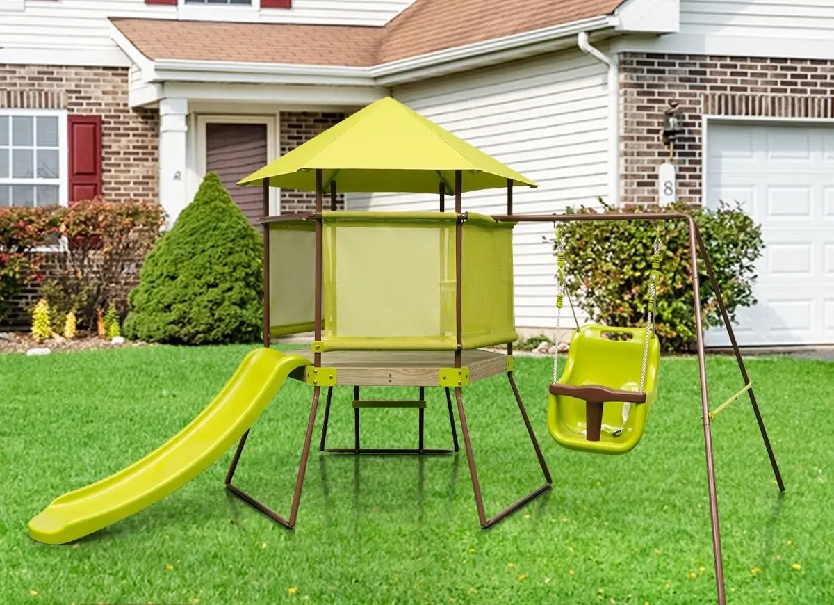 Игровой комплекс 4в1 Costway NP11649GN (Green)