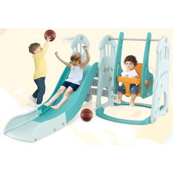 Complex de joaca 4in1 Costway TS10147BL (Blue) Thumb