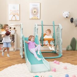 Complex de joaca 4in1 Costway TS10147BL (Blue) Thumb