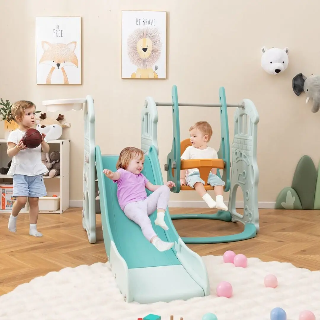 Complex de joaca 4in1 Costway TS10147BL (Blue)