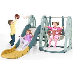 Игровой комплекс 4в1 Costway TS10151GN (Green) Thumb