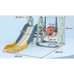 Игровой комплекс 4в1 Costway TS10151GN (Green) Thumb