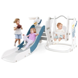 Complex de joaca 4in1 Costway TS10152BL (Blue/White) Thumb