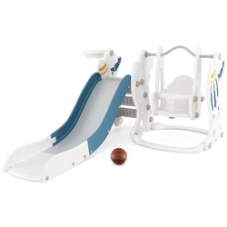 Complex de joaca 4in1 Costway TS10152BL (Blue/White)