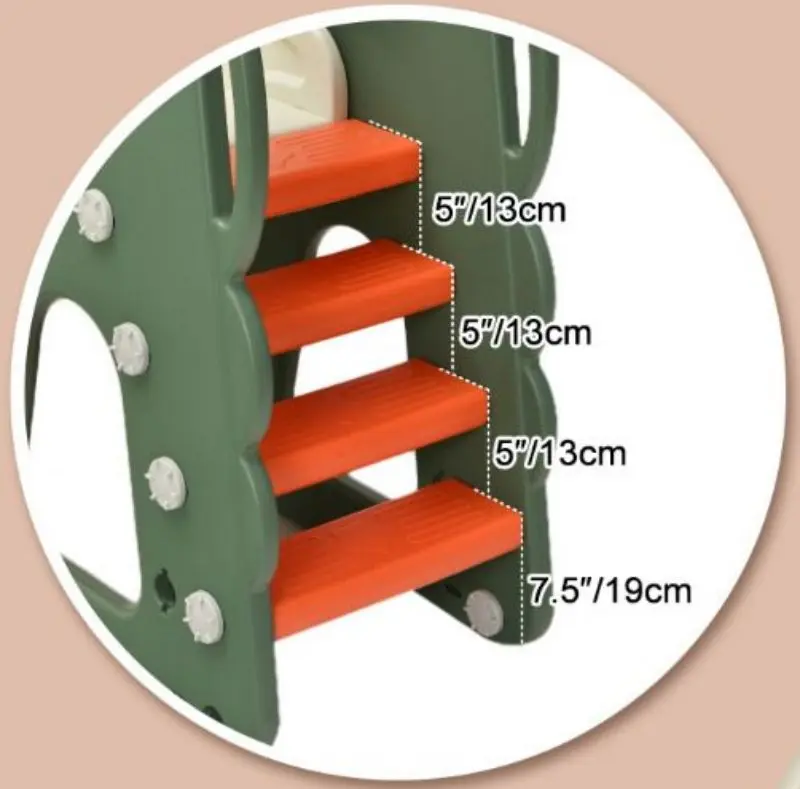 Complex de joaca 6in1 Costway TY327935OR (Orange/Green)