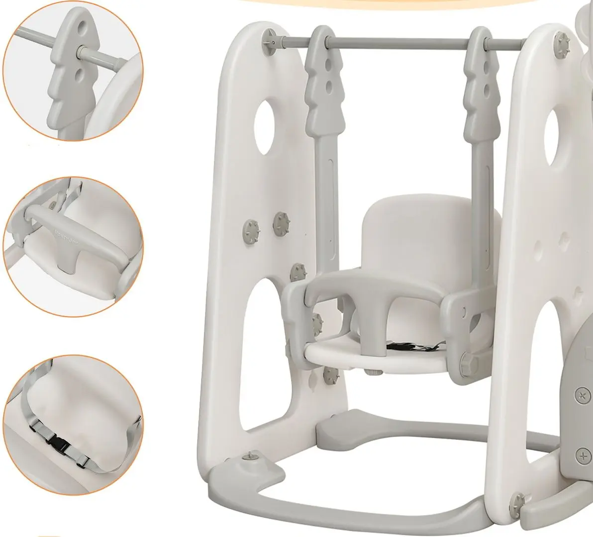 Complex de joaca 6in1 Costway TY327935WH (Grey)