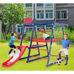 Complex de joaca 7in1 Costway NP11910 (Blue/Red) Thumb