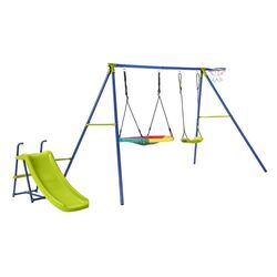 Complex de joaca Costway NP11092 (Blue/Green)